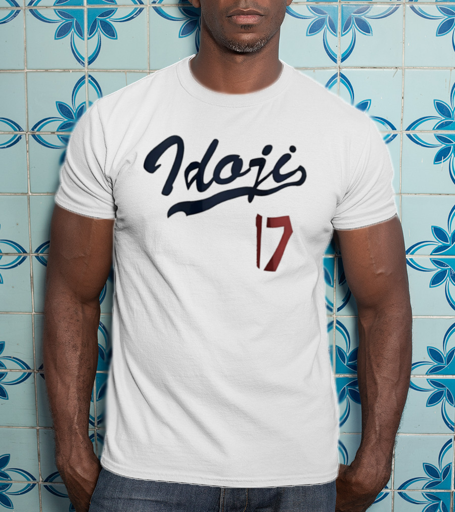 Idoji Shohei Ohtani 17 Los Angeles Dodgers Baseball T-Shirt