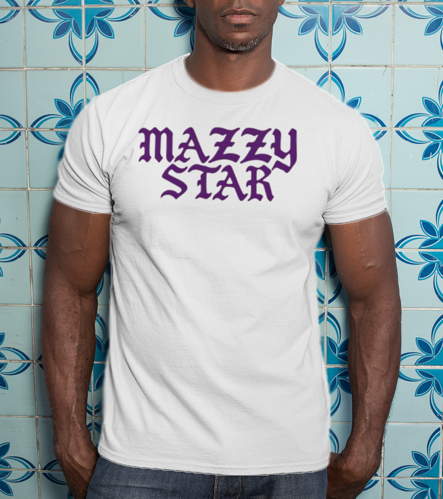 Mazzy Star You Go In Shadow Purple Gothic Font T-Shirt