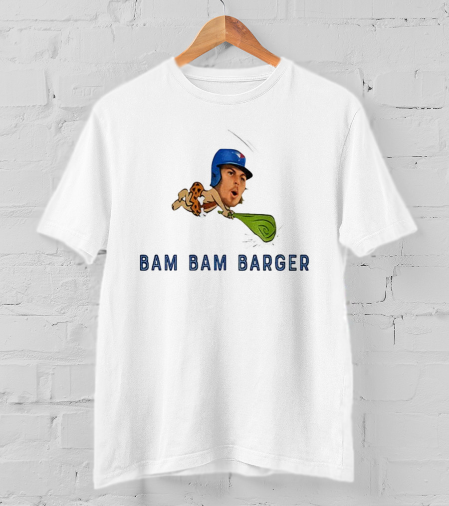 Davis Schneider Toronto Blue Jays Bam Bam Barger MLB Baseball Meme T-Shirt