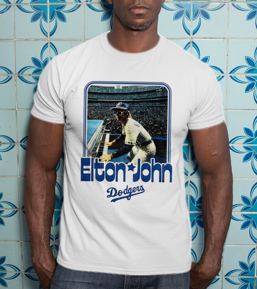 Elton John Dodgers Stadium Concert MLB Baseball Dodgers T-Shirt