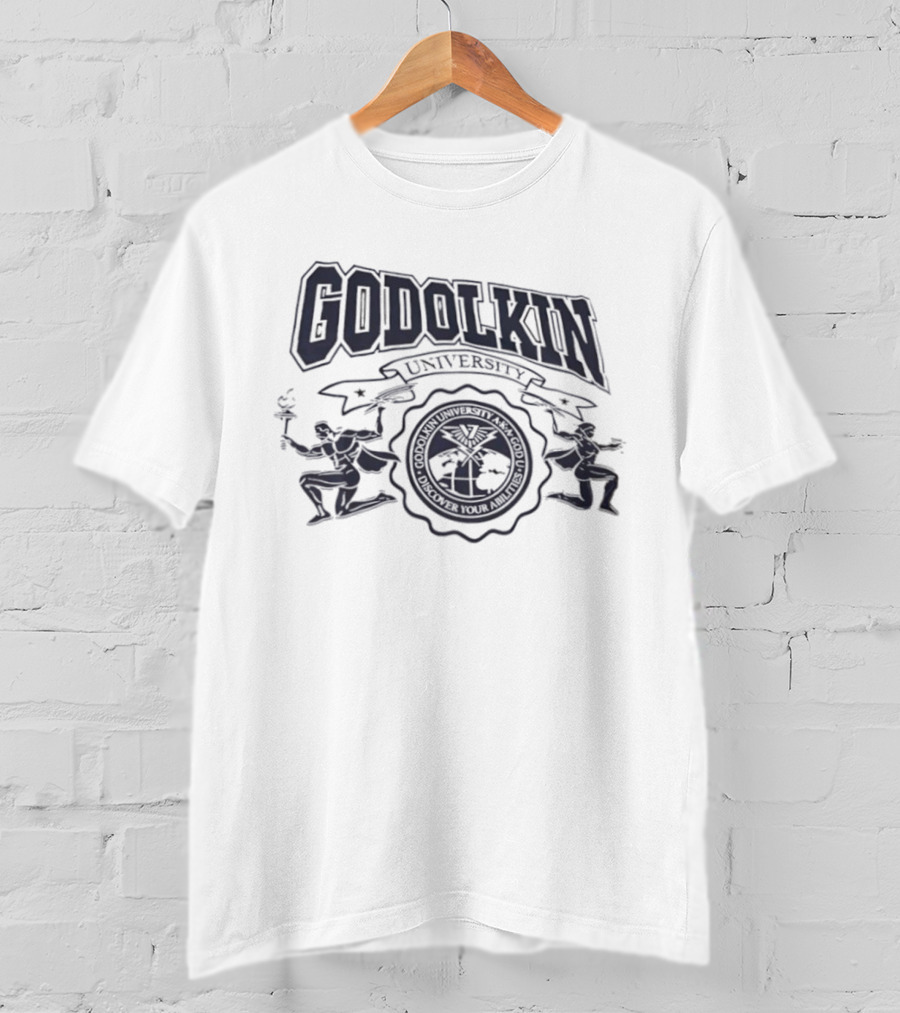 Godolkin University Seal With Torch And Tree Emblem T-Shirt