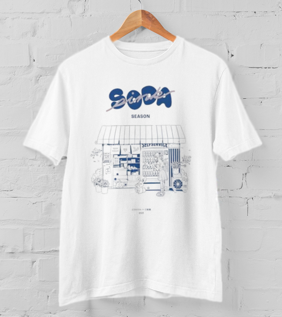 Soda Japan Vending Season 2025 JenNyan Pink T-Shirt