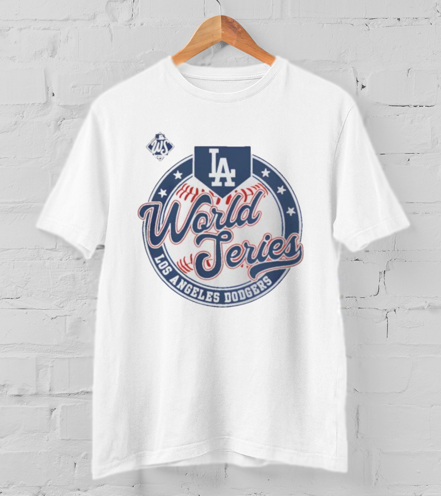 Los Angeles Dodgers 2025 World Series LA Majestic Threads T-Shirt