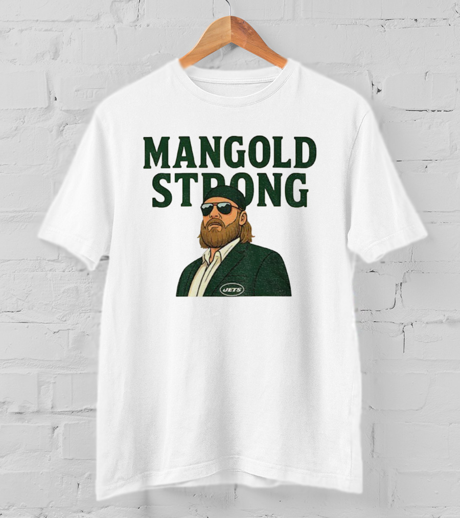 Mangold Strong New York Jets Nick Mangold Tribute T-Shirt