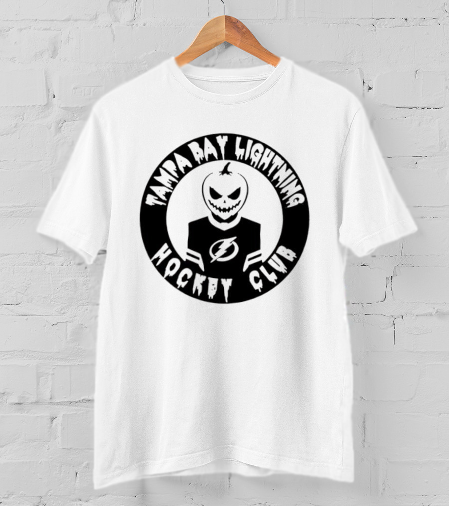 Tampa Bay Lightning Hockey Club Pumpkin T-Shirt
