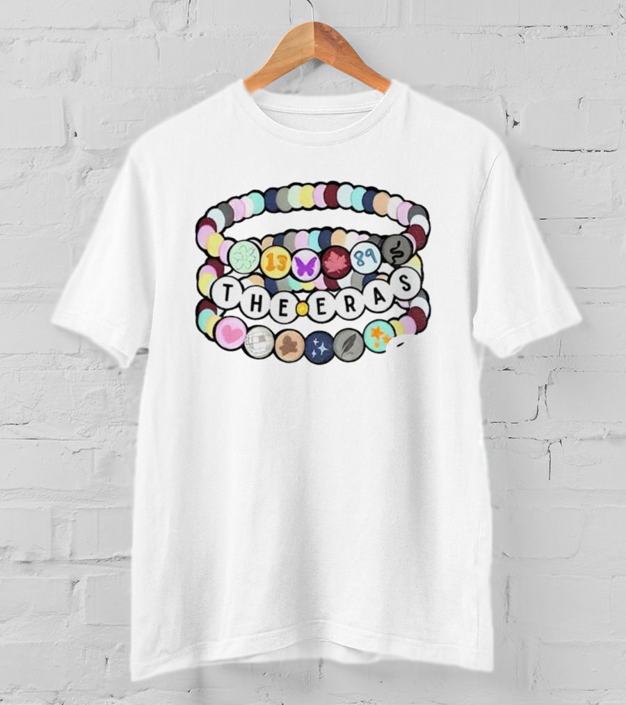 Eras Friendship Bracelets Youth Symbols 13 Butterfly Maple Leaf 89 2 T-Shirt