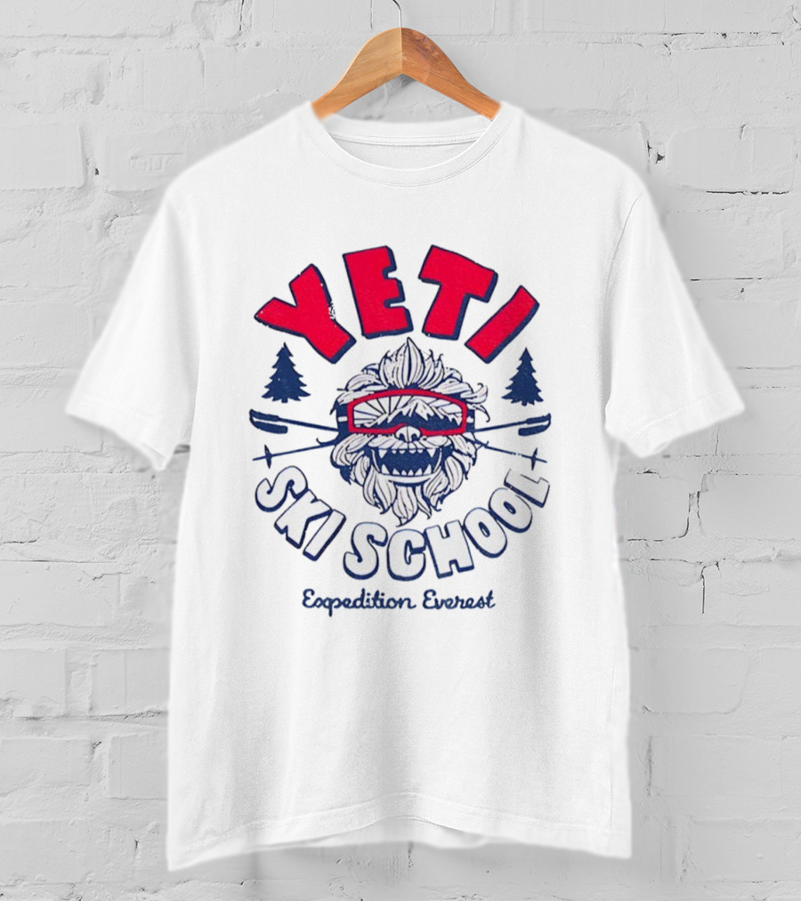 Yeti Ski School Expedition Everest Vintage Disney T-Shirt