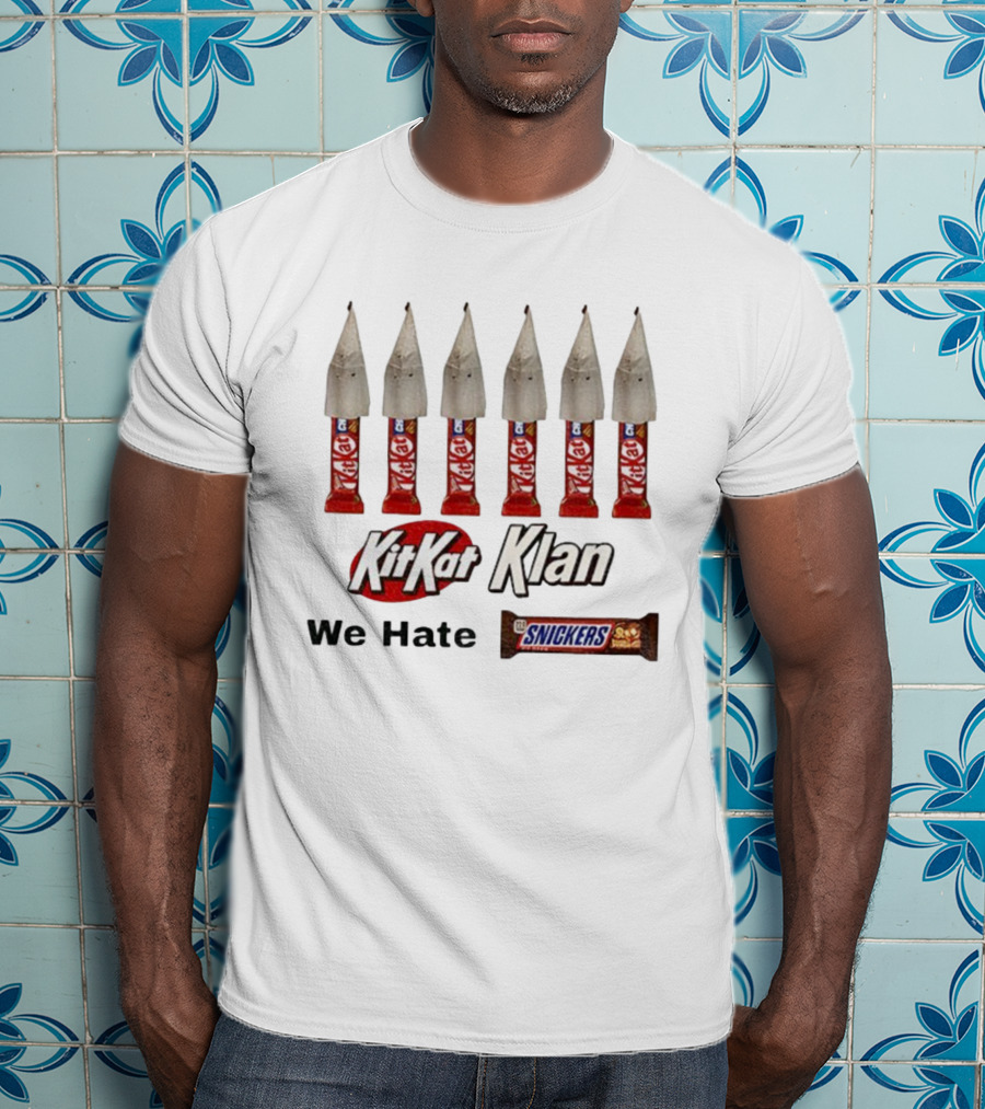 KKK Kitkat Klan We Hate Snickers Meme T-Shirt