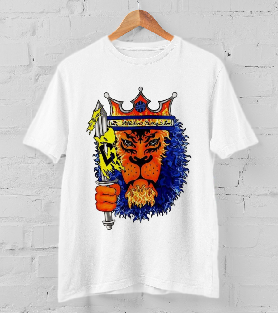 All For Cincy Lion Sword The Pride Crown Flame T-Shirt