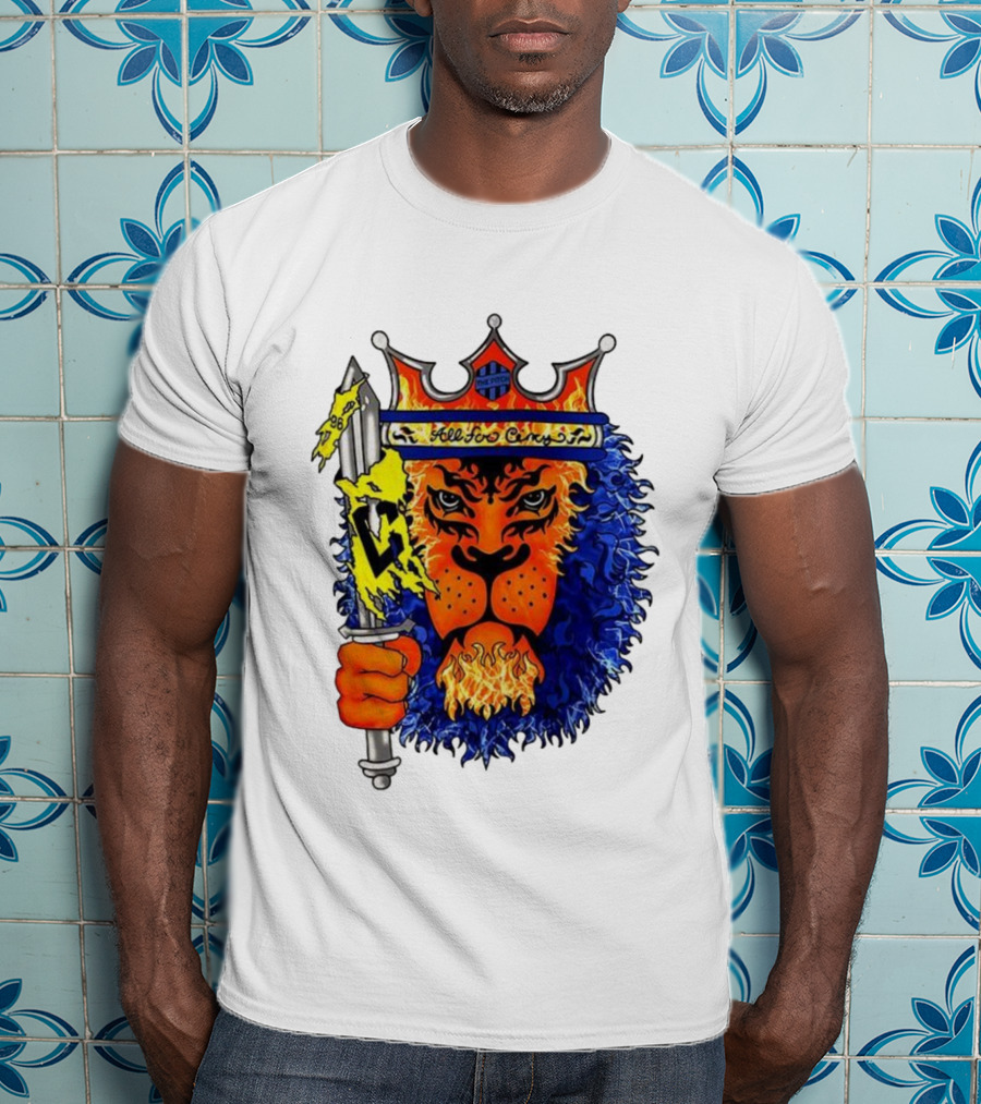 All For Cincy Lion Sword The Pride Crown Flame T-Shirt