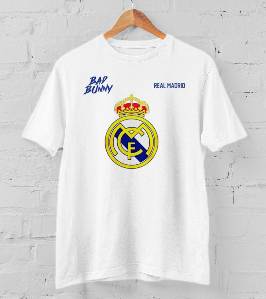 Bad Bunny Vs Real Madrid Benito Bowl Signature Football Challenge T-Shirt