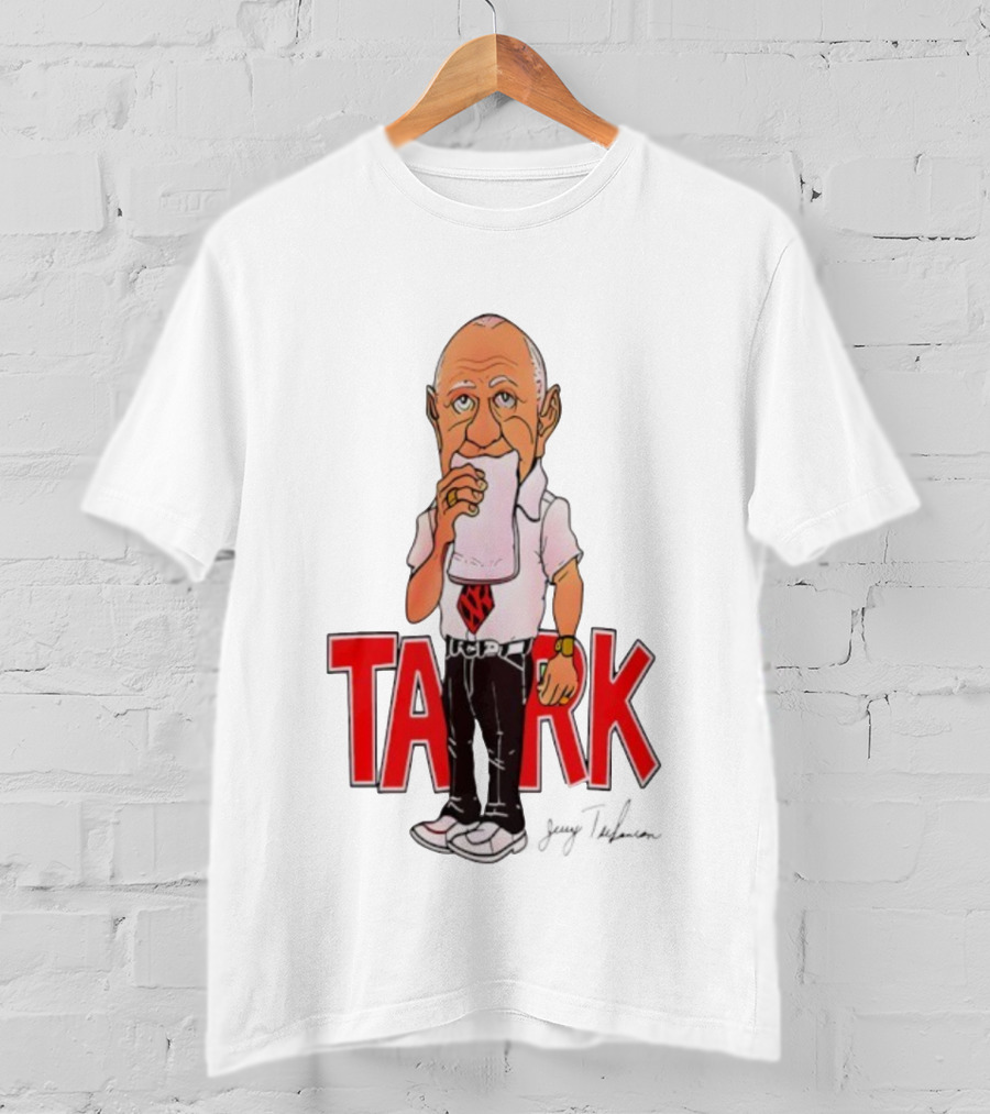 Jerry Tarkanian UNLV Runnin' Rebels TARK Shark Coach Caricature T-Shirt