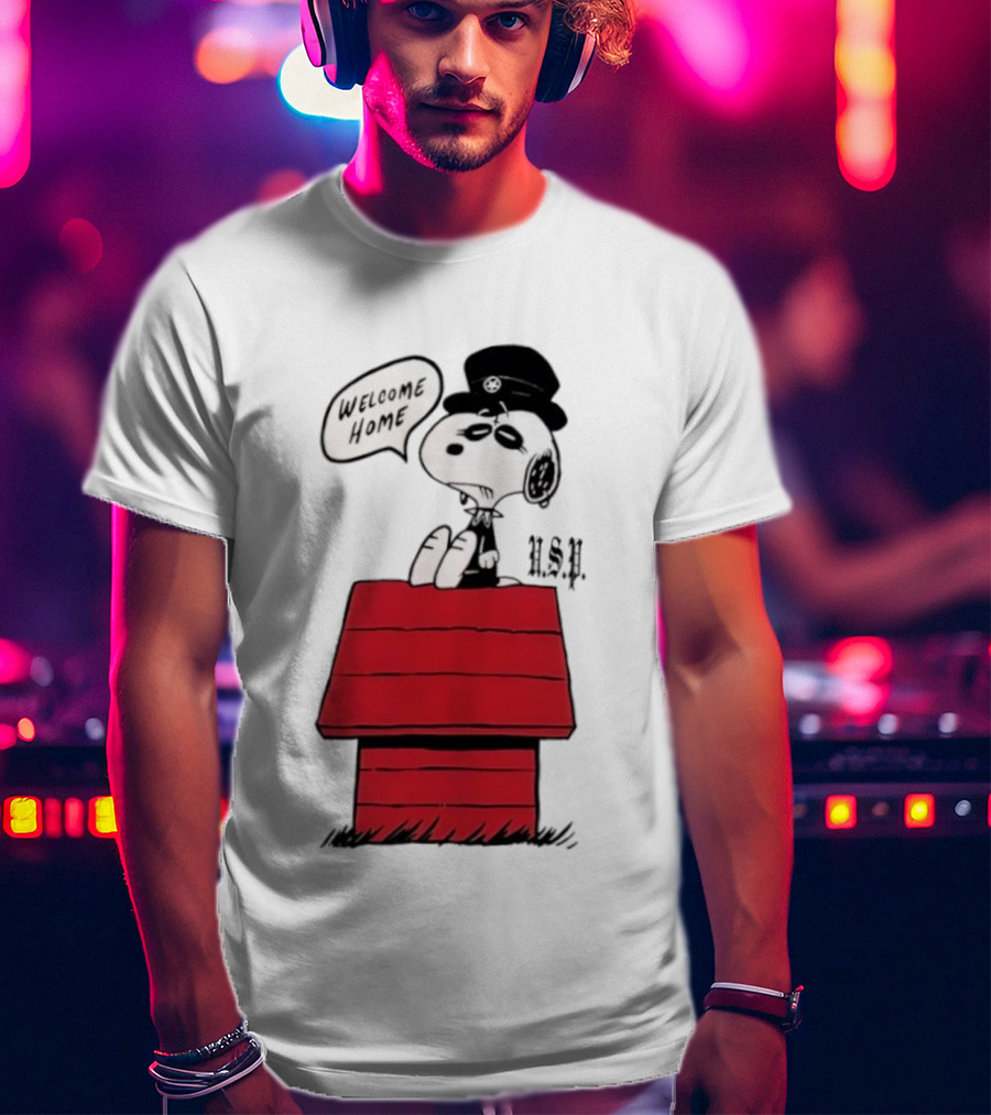 Welcome Home Snoopy Houston Peanuts Collaboration T-Shirt