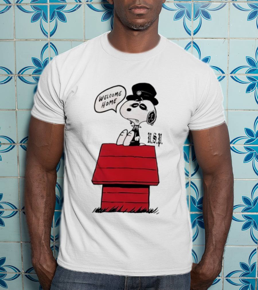 Welcome Home Snoopy Houston Peanuts Collaboration T-Shirt