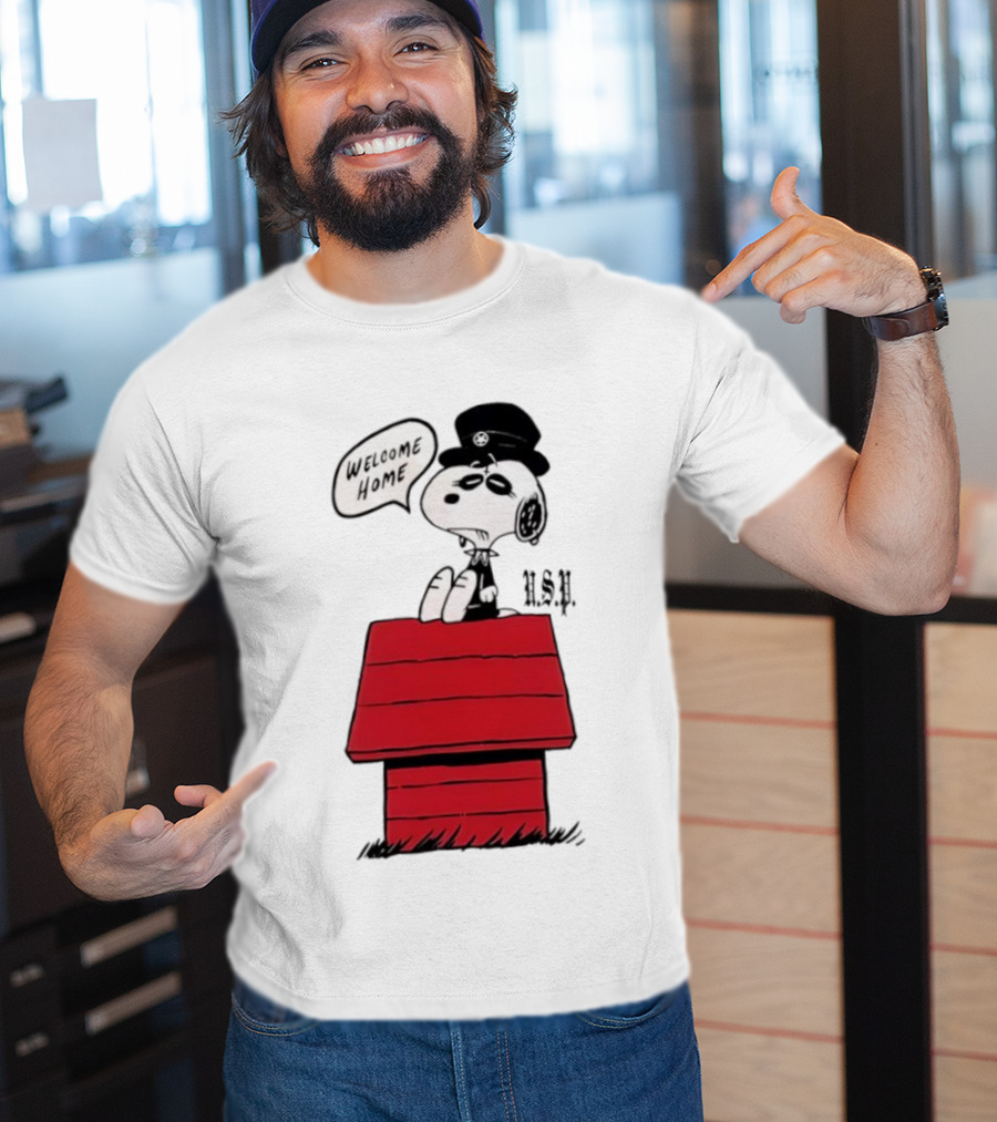 Welcome Home Snoopy Houston Peanuts Collaboration T-Shirt