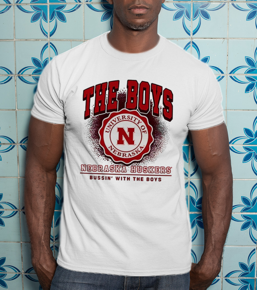 The Boys University Of Nebraska Huskers Bussin' With The Boys T-Shirt