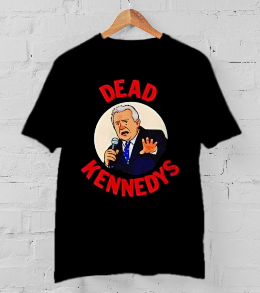 Dead Kennedys Political Parody Microphone Illustration T-Shirt