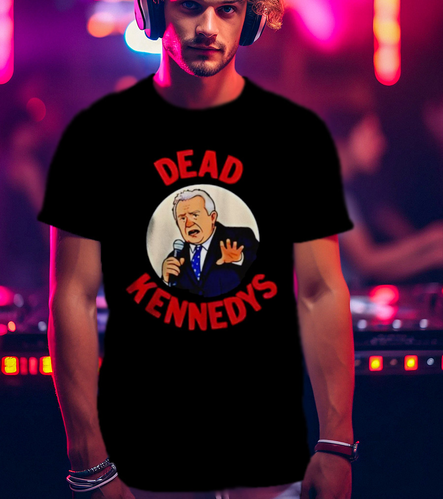 Dead Kennedys Political Parody Microphone Illustration T-Shirt