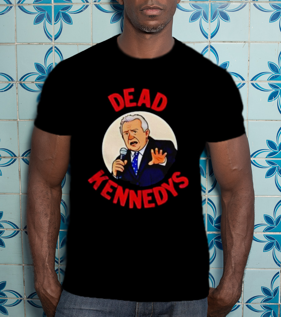 Dead Kennedys Political Parody Microphone Illustration T-Shirt