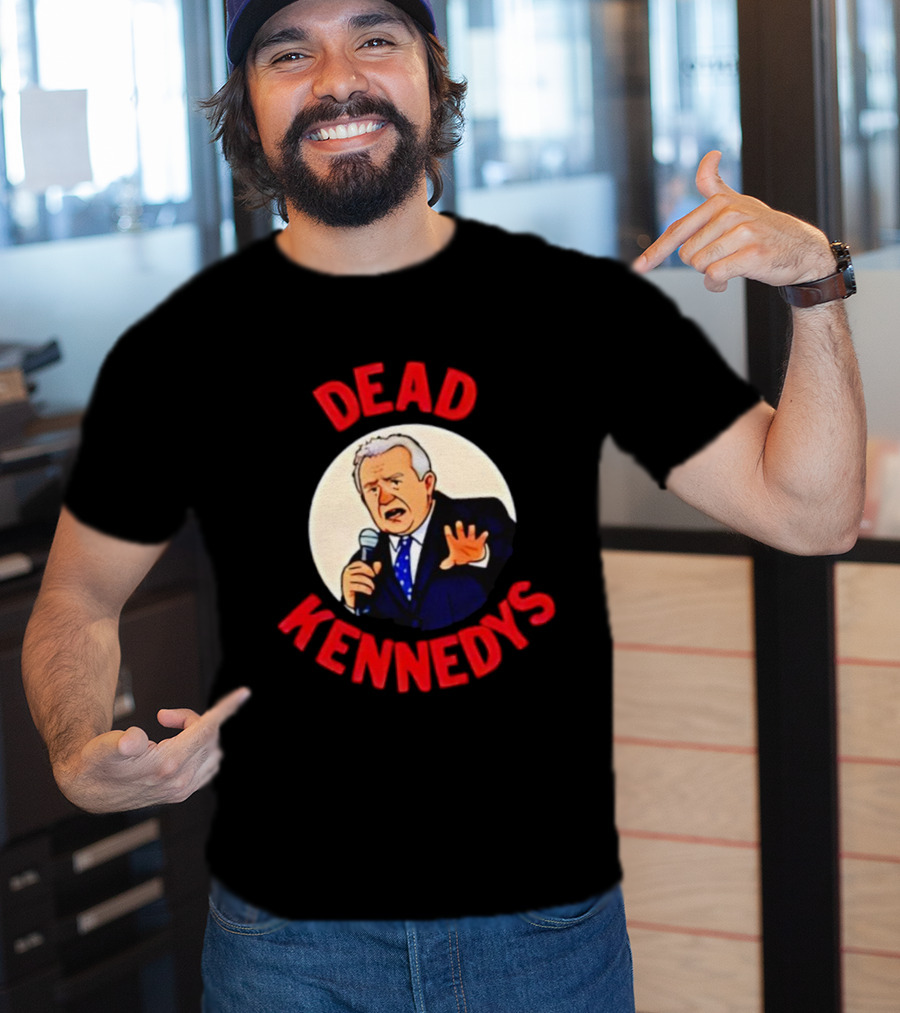 Dead Kennedys Political Parody Microphone Illustration T-Shirt