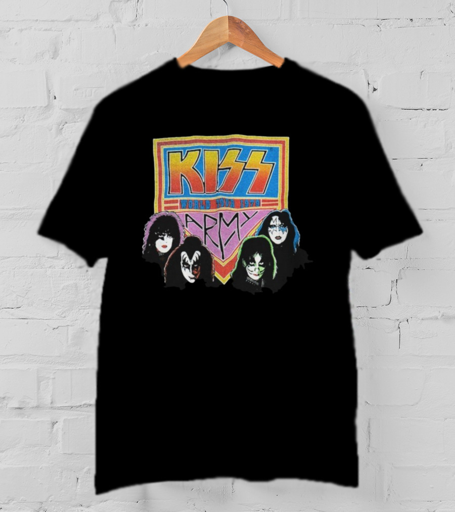 Kiss World Tour 1979 Army Klassics T-Shirt