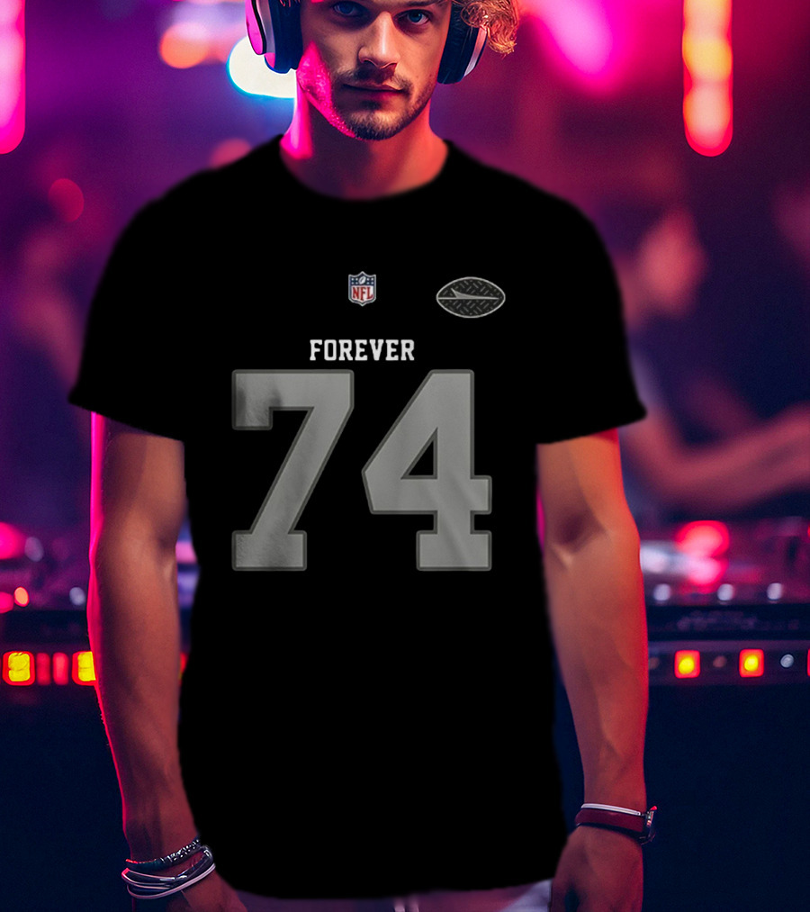 New York Jets Nick Mangold Forever 74 NFL Football T-Shirt