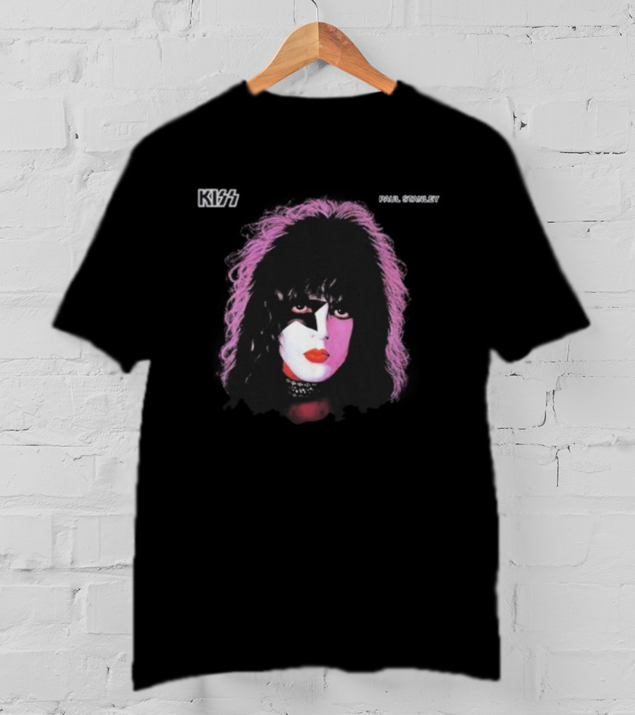 Kiss 1978 Paul Stanley Iconic Face Makeup Imagery T-Shirt