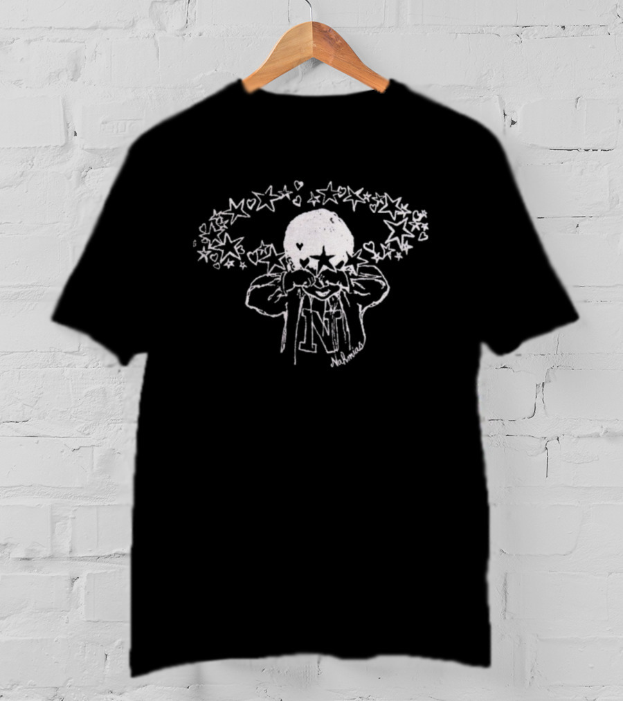 Nahmias Cry Kid Stars Child Surrounded By Stars In Tears T-Shirt