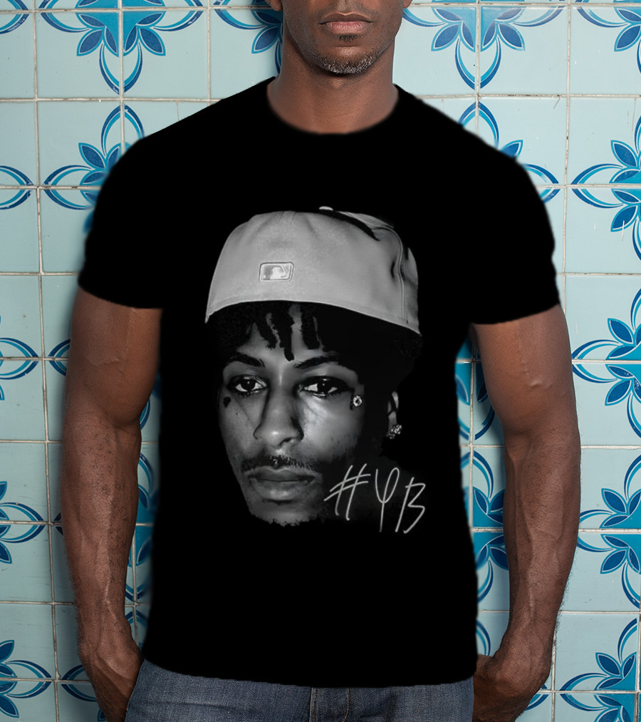 NBA Youngboy Big Face Gang Signature Cap Style T-Shirt