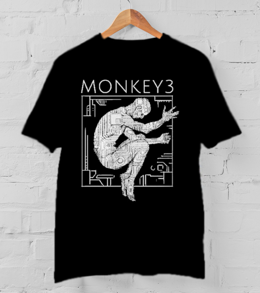 Monkey3 Welcome To The Machine Album Cover Silhouette T-Shirt