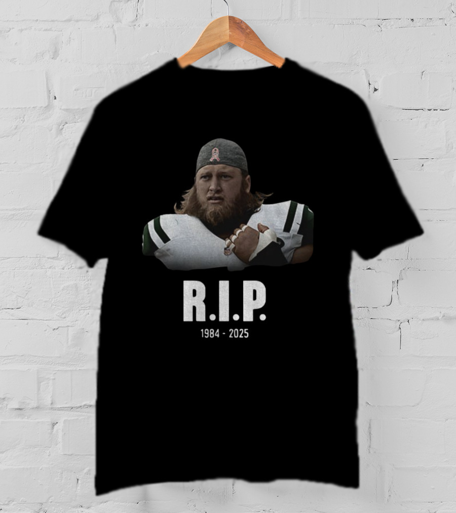 Nick Mangold New York Jets NFL R.I.P. 1984-2025 Legends Never Die T-Shirt