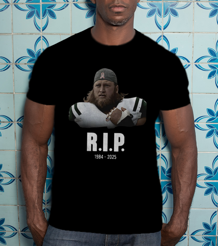 Nick Mangold New York Jets NFL R.I.P. 1984-2025 Legends Never Die T-Shirt