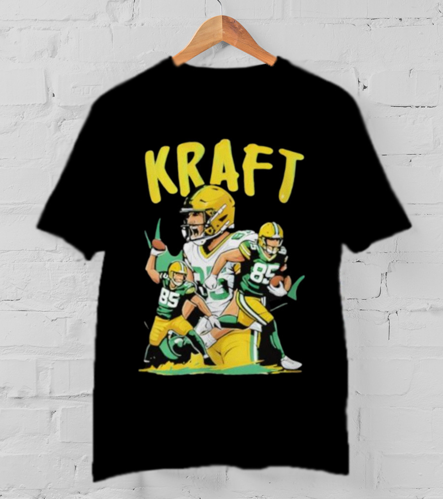 Kraft Football 85 Green Bay Packers Tucker Kraft T-Shirt