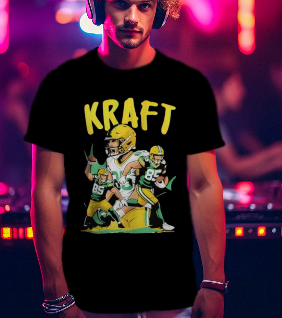 Kraft Football 85 Green Bay Packers Tucker Kraft T-Shirt
