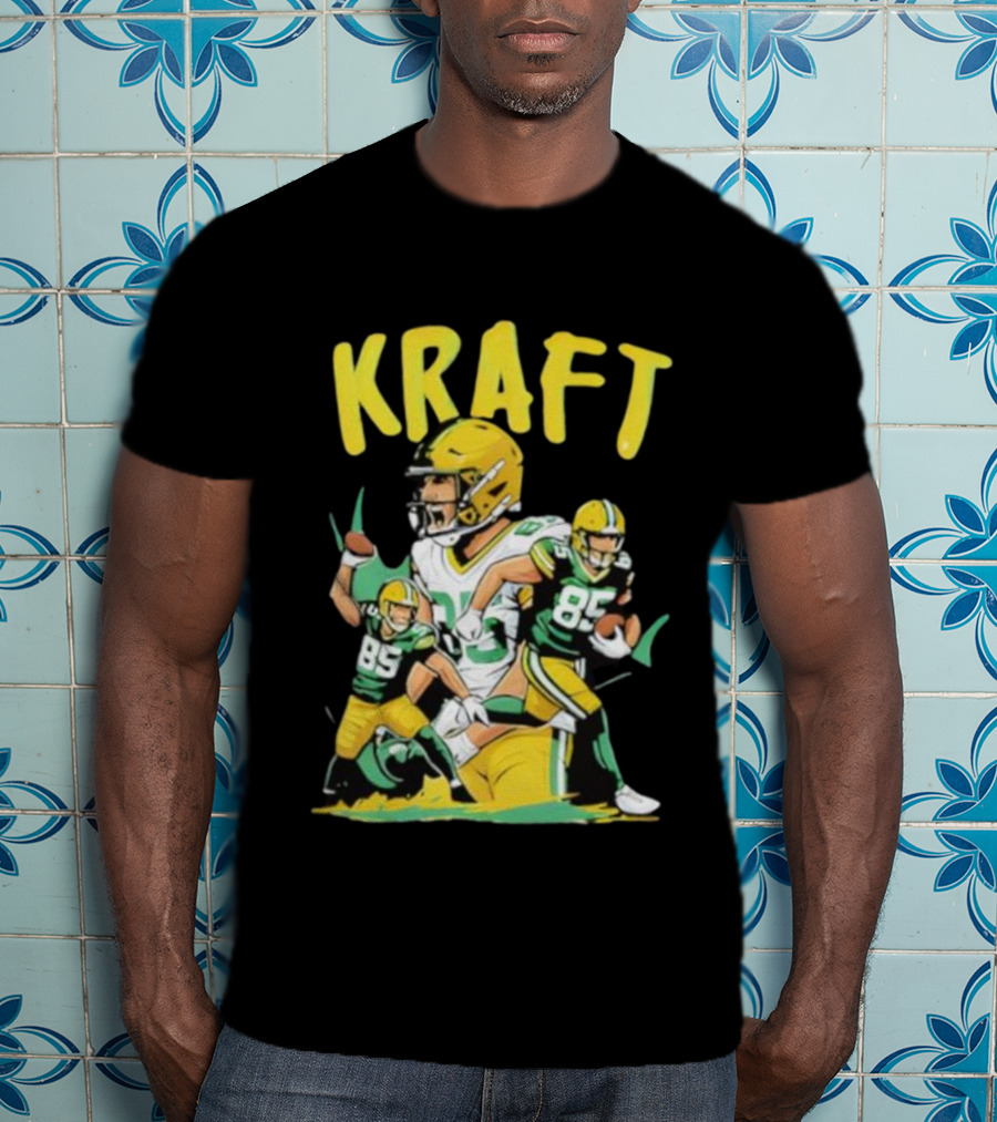 Kraft Football 85 Green Bay Packers Tucker Kraft T-Shirt