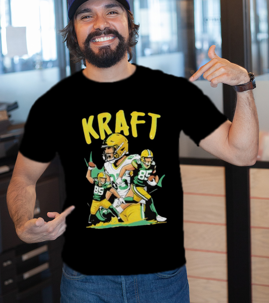 Kraft Football 85 Green Bay Packers Tucker Kraft T-Shirt