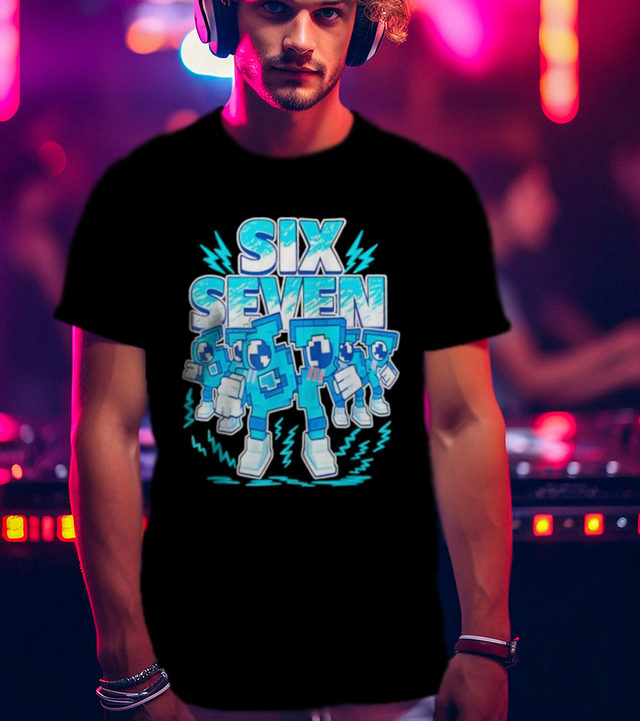 Six Seven Meme 67 Italian Brainrot Birthday T-Shirt