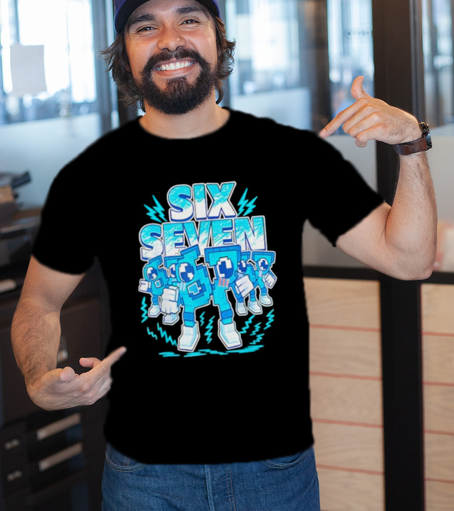 Six Seven Meme 67 Italian Brainrot Birthday T-Shirt