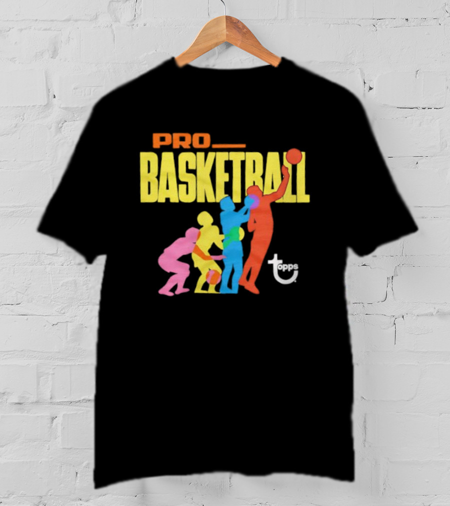 1972 Topps Pro Basketball Retro Silhouettes T-Shirt
