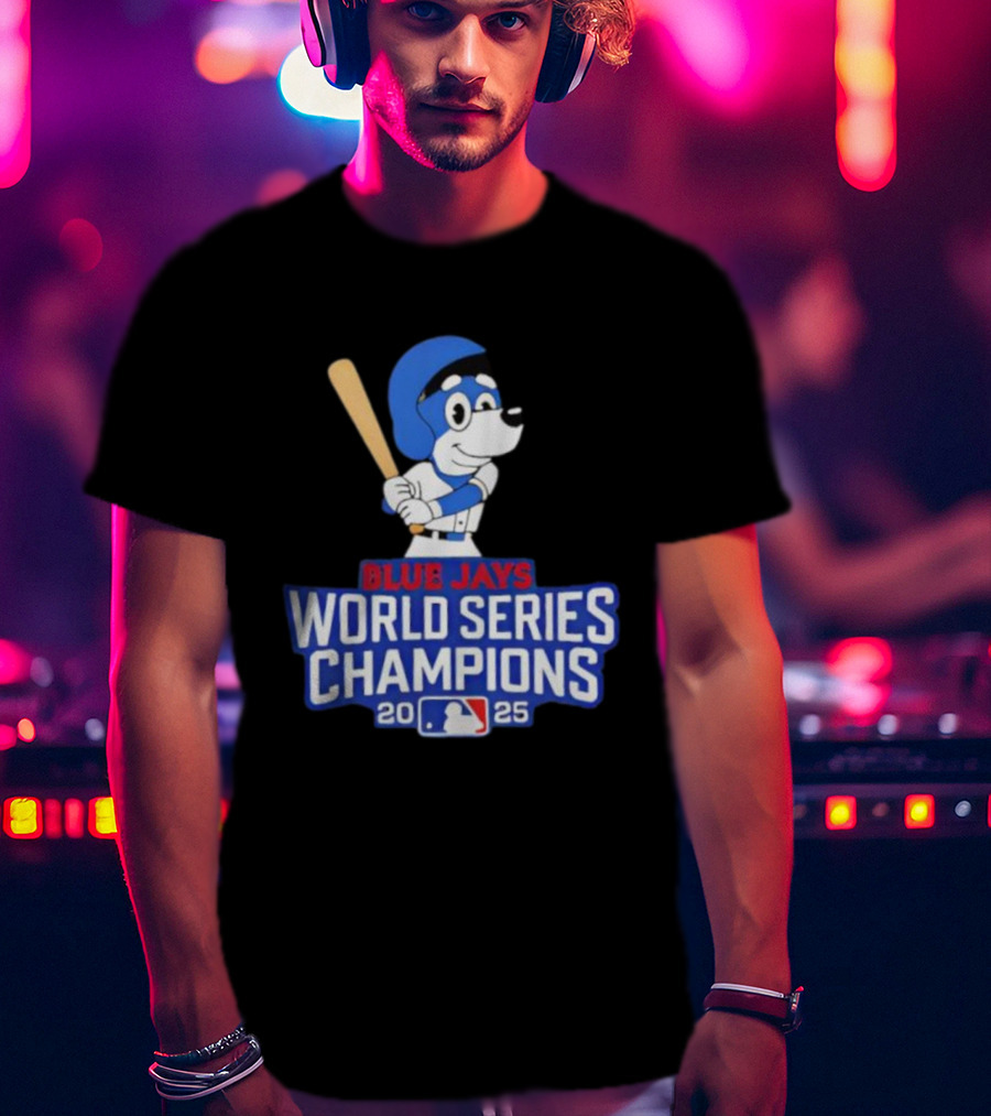 Blue Jays World Series Champions 2025 Bluey Baseball MLB T-Shirt