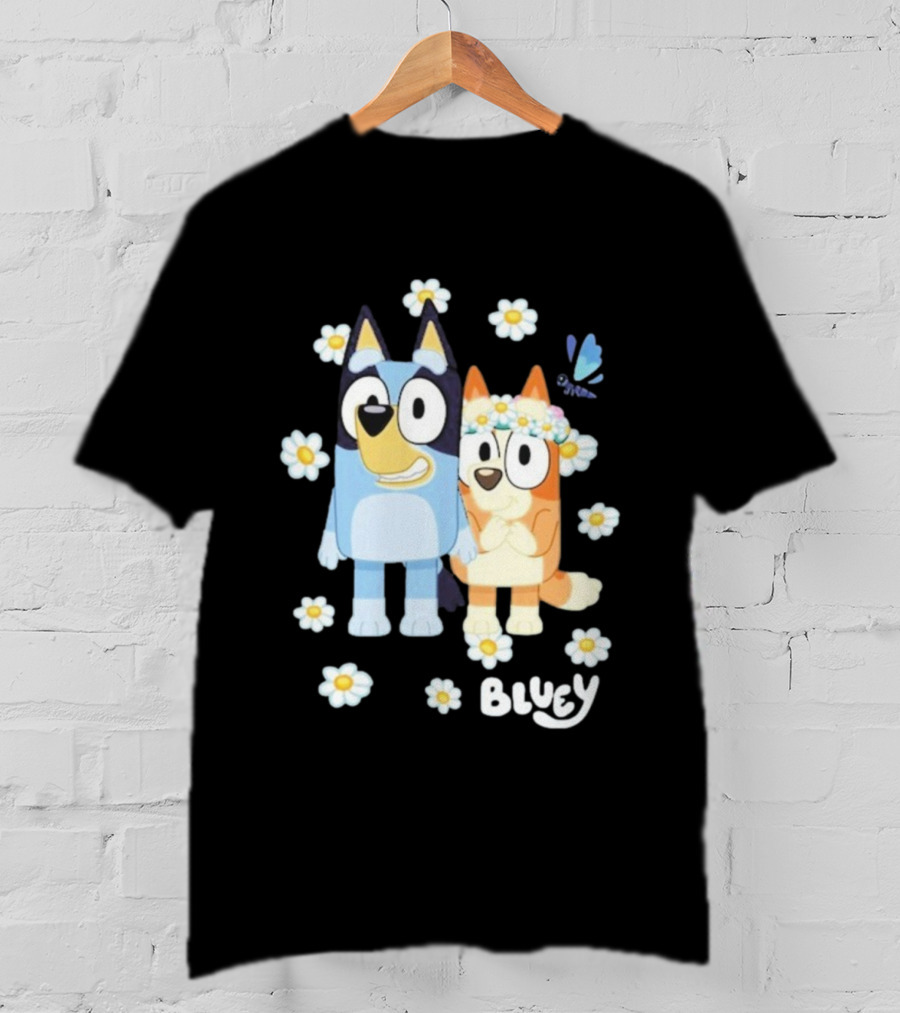 Bluey Flowers And Friends Playful Blossom Adventure T-Shirt