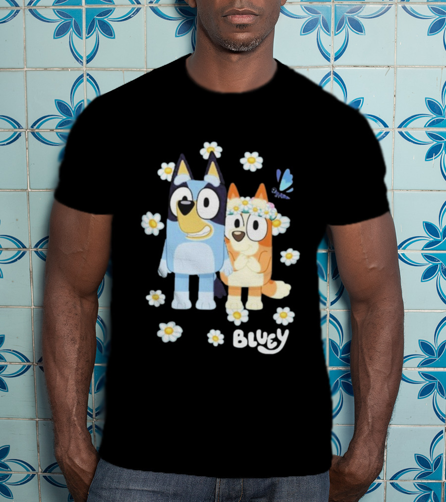 Bluey Flowers And Friends Playful Blossom Adventure T-Shirt