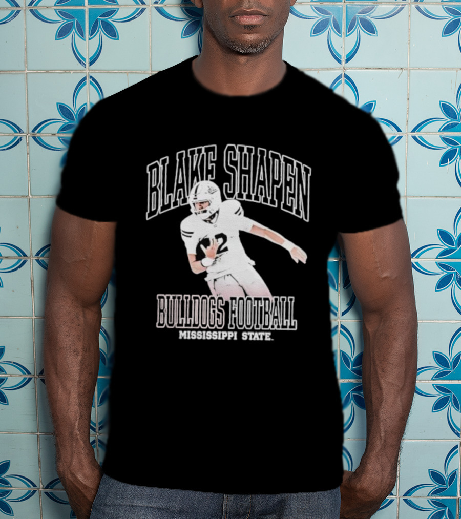 Blake Shapen Bulldogs Football Mississippi State T-Shirt