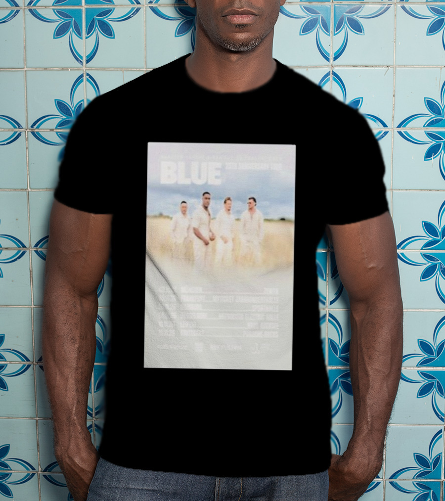 Blue 25th Anniversary Tour Munich Frankfurt Hamburg Dusseldorf Leipzig Stuttgart 2025 T-Shirt