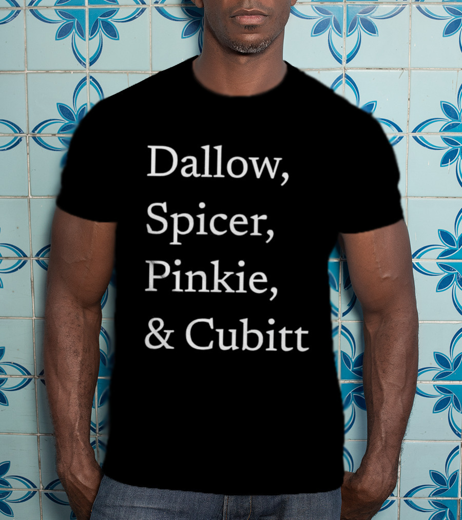 Dallow Spicer Pinkie Cubitt Text Sequence T-Shirt