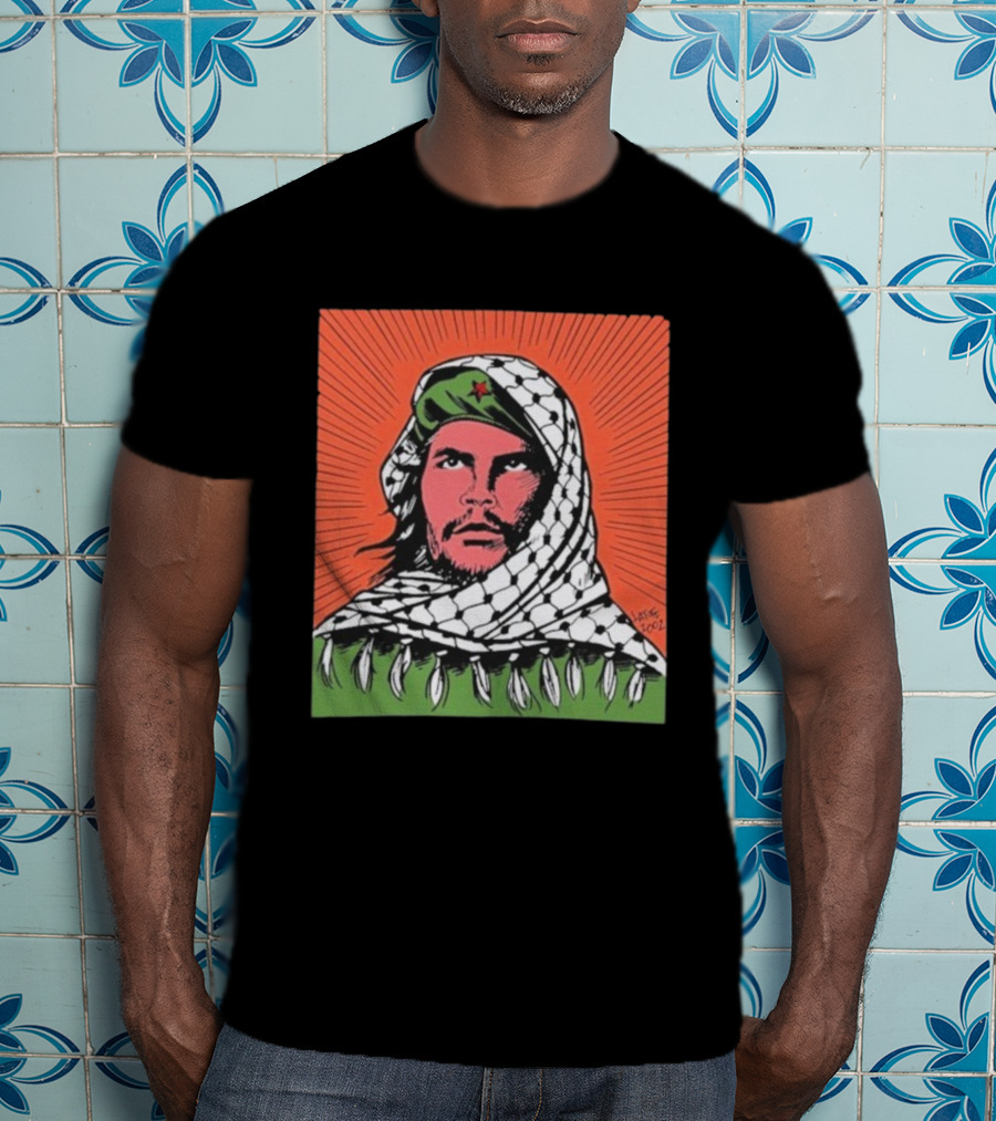 Che Guevara Keffiyeh Artistic Illustration By Latuff 2002 T-Shirt