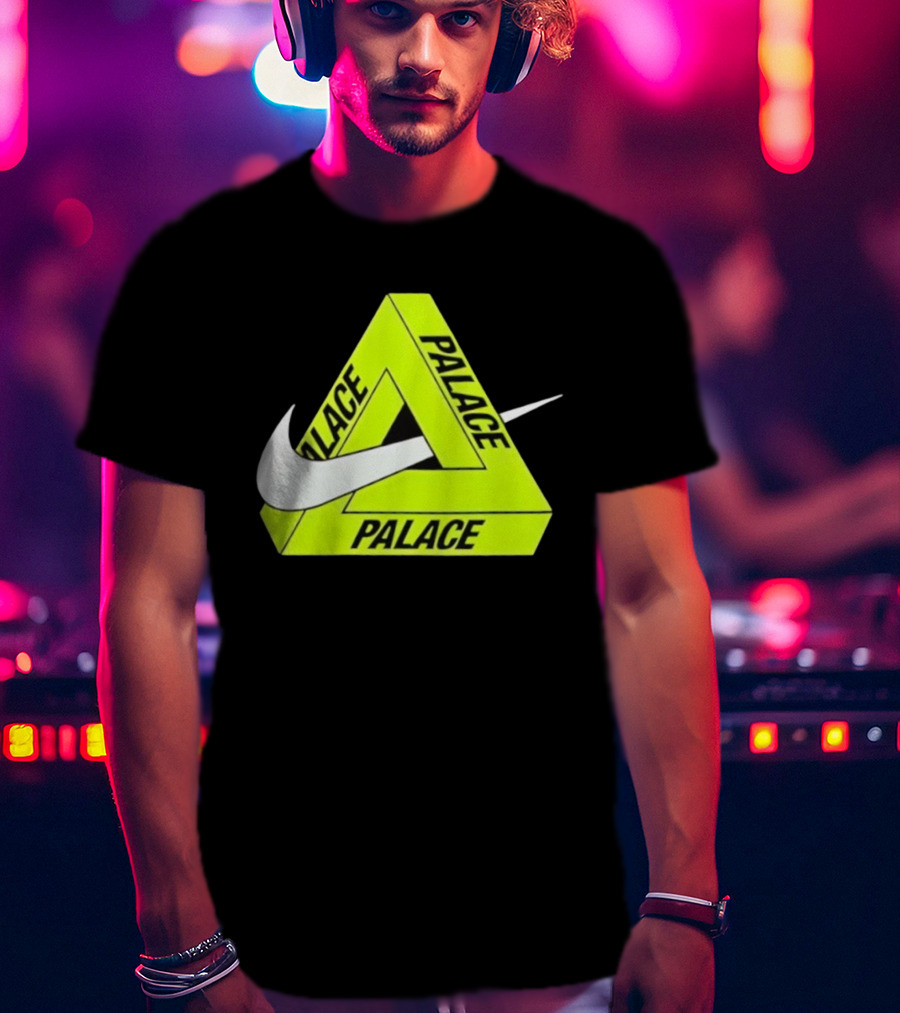 Palace Tri-Ferg Swoosh Yellow Collaboration T-Shirt
