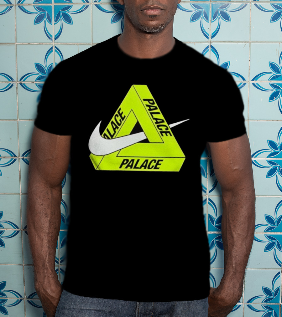 Palace Tri-Ferg Swoosh Yellow Collaboration T-Shirt