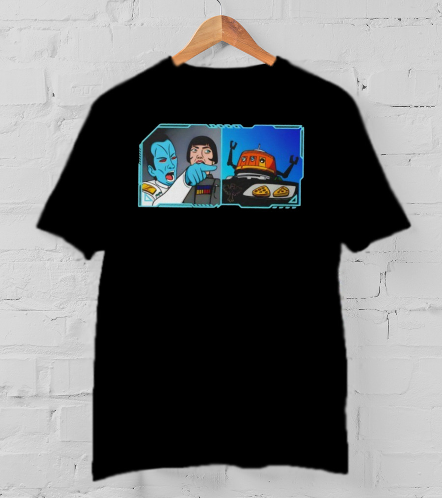 Thrawn Meme Vs. Chopper Star Wars Rebels Pizza Argument T-Shirt