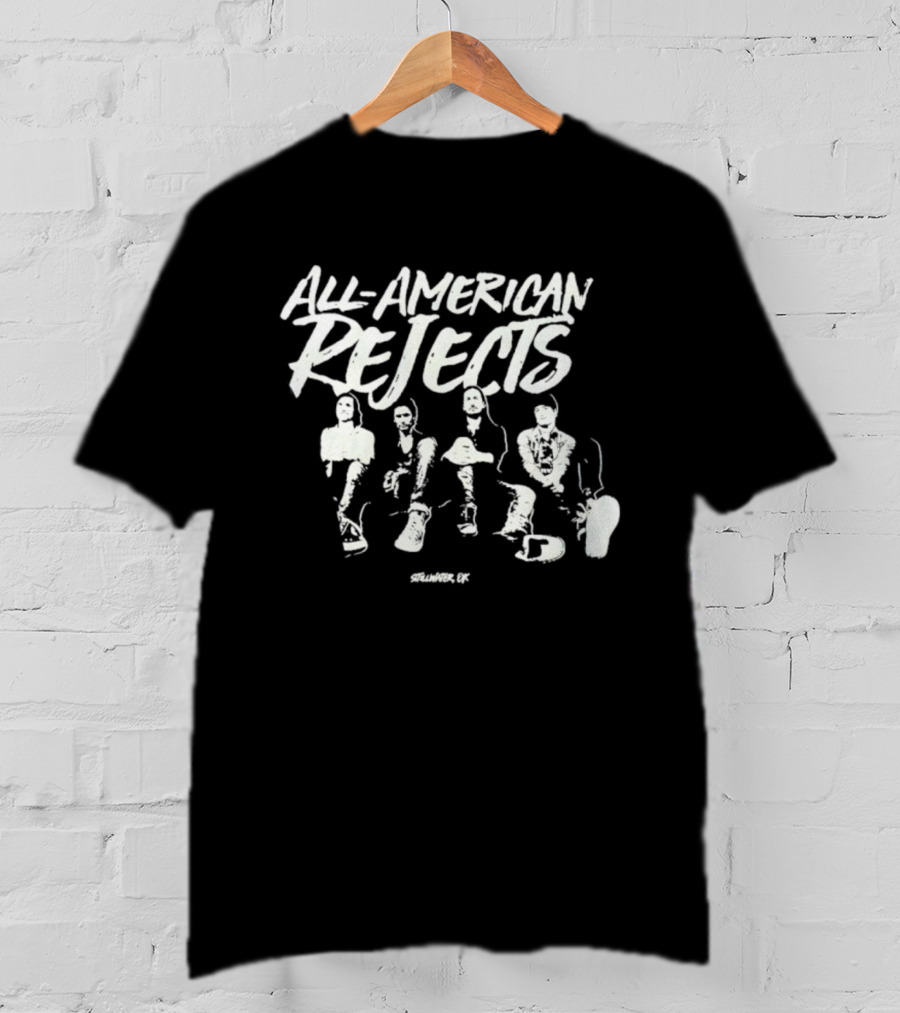 All-American Rejects Tour 2025 Pop Rock Concert Silhouettes T-Shirt